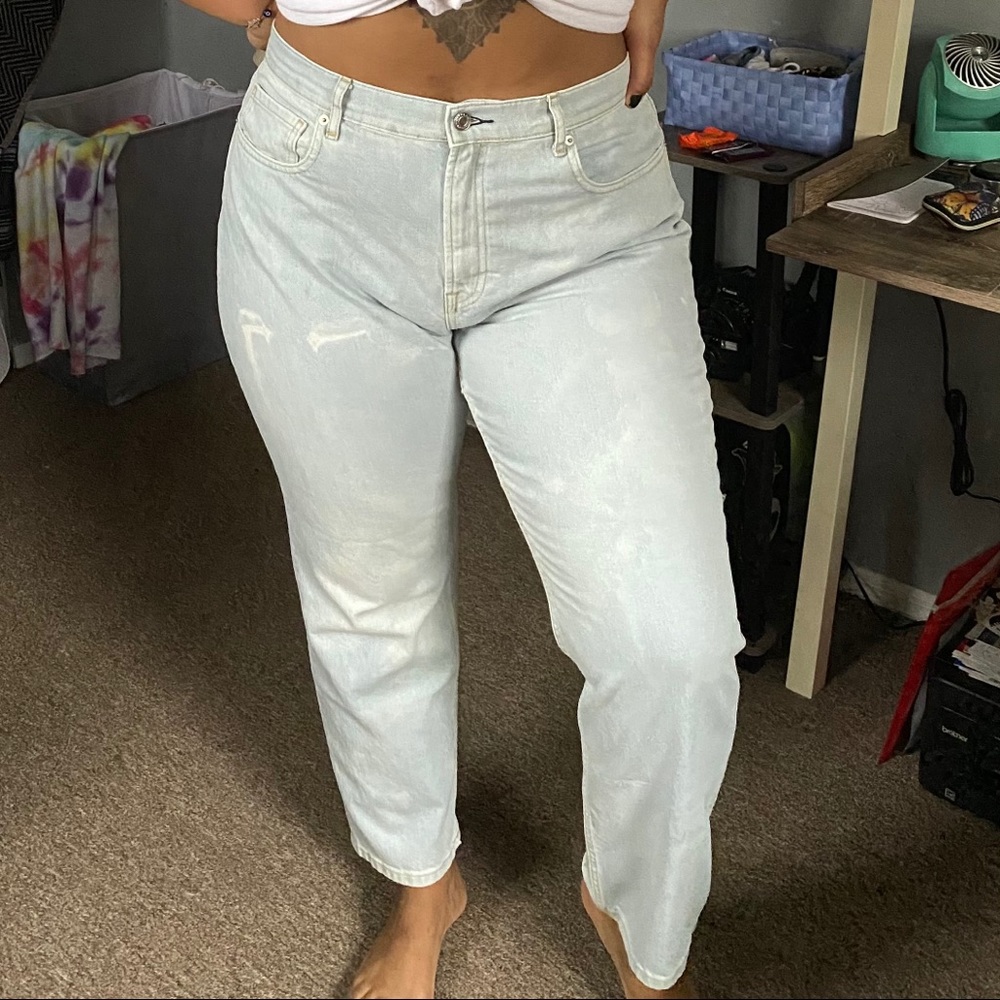 Bleached Out Everlane Jeans